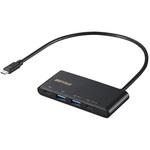 USB 3.2(Gen 2)バスパワー4ポートPD対応ハブ BUFFALO(バッファロー)