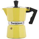 直火用 エスプレッソコーヒーメーカー LA CAFFETTIERA ALLUMINIO E COLORATA イエロー BARAZZONI