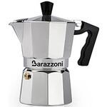 830005502 直火用 エスプレッソコーヒーメーカー2カップ LA CAFFETTIERA ALLUMINIO E COLORATA シルバー 830005502 BARAZZONI