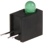 L-710A8EW/1GD キングブライト 基板用LED表示灯 緑 直角 40 ° スルーホール実装 KINGBRIGHT