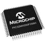 Microchip マイコン， 64-Pin TQFP PIC32MX550F256H-I/PT MICROCHIP