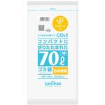 HmL7 コンパクト 70L 10枚 nocoo in 白半透明 70L 10枚 日本サニパック