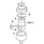 RK-RAD30 ラチェットアダプターリペアキット 適応機種：RAD30 TONE トネ (前田金属工業)
