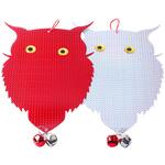 C0081 鳥よけ吊り下げキラキラフクロウ 2枚入 セーフラン安全用品