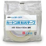 HS-D0500EA カートン用粘着テープ No.60 OPP 50巻入 共和(輪ゴム・ゴムバンド)