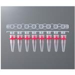 PCR-8SPT-RT-2-R-PPCP PCR用8連チューブ オプティカルフラットキャップセット 0.2mL 120個セット入 AGB