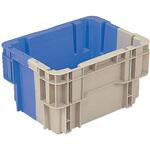 20135600GL804BL503 SNコンテナー N#13 水抜孔有 Aグレー/ブルー アズワン