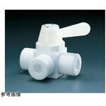 NR0002-002 三方ボールバルブ Rc3/8 フッ素ゴム アズワン