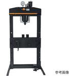NSP-350AS-C1 油圧矯正プレス エア手動兼用 ゴム車ストッパ付 安全ガード付 受注生産 35TON 長崎ジャッキ