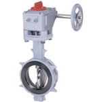 304YA-2U-200-S-R バタフライバルブ JIS10K/200A 304YA-2U SCS13A/SCS13A/R-PTFE ギア 巴バルブ