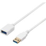 BU3AA10WH USB3.2 Gen1 ケーブル 延長用 A-A 1m ホワイト BUFFALO(バッファロー)