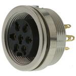 KFV 70 Lumberg DINソケット 7極 メス パネルマウント LUMBERG