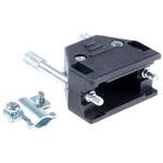 2801-0102-01 MH Connectors D-Sub バックシェエル MHED シリーズ 9 極 E， 黒， 2801-0102-01 MH CONNECTORS