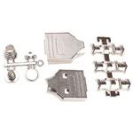 MHEE-9-K MH Connectors D-Sub バックシェエル MHEE シリーズ 9 極 E， シルバー， MHEE-9-K MH CONNECTORS