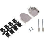 MHDTZK9-RA-PC-K MH Connectors D-Sub バックシェエル MHDTZK-RA シリーズ 9 極 E， シルバー， MHDTZK9-RA-PC-K MH CONNECTORS