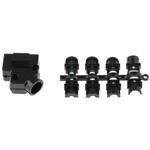 MHD45PPK9-K MH Connectors D-Sub バックシェエル MHD45PPK シリーズ 9 極 E， 黒， MHD45PPK9-K MH CONNECTORS