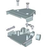MHTRI-M-15-K MH Connectors D-Sub バックシェエル MHTRI-M シリーズ 15 極 A， シルバー， MHTRI-M-15-K MH CONNECTORS