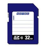 AD-SDTH32G/10 SDHCメモリーカード 32GB Class10 アドテック