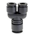 FR6-08UY タッチコネクターファイブ 異径ユニオンワイ 6×8mm 千代田通商