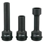 EA514BG-111 3/4"DR/14-22mm ヘッドボルト・フライホイルソケットセット エスコ