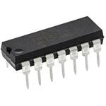 MCP6004-E/P Microchip オペアンプ， スルーホール， 4回路， 単一電源， MCP6004-E/P MICROCHIP