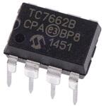 TC7662BCPA Microchip 反転 DC-DCコンバータ， 出力電圧(Min):1.5 V PDIP MICROCHIP