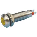 524-521-21 Marl パイロットランプ， 12V dc， 黄， 実装ホールサイズ:8.1mm， 524-521-21 MARL