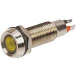 508-521-22 Marl パイロットランプ， 24V dc， 黄， 実装ホールサイズ:8.1mm， 508-521-22 MARL