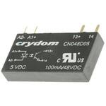 CN048D05 Sensata Crydom ソリッドステートリレー 最大負荷電流:0.1 A 最大負荷電圧:48 V dc 基板実装， CN048D05 Sensata / Crydom