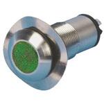 528-532-21 Marl パイロットランプ， 12V dc， 緑， 実装ホールサイズ:13mm， 528-532-21 MARL