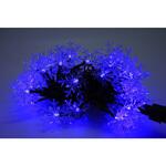 LXS-50-5M-100V-DECO-1T-CY10-RMY-PW-SC-B LEDストレートライト 雪 青 50球 5m 黒ケーブル アズワン