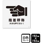 プレート 指差呼称 1袋 2枚入 KALBAS