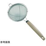 18-8 PC柄木目茶こし ダブル 中 アズワン