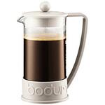 フレンチプレスコーヒーメーカー 1．0L ブラジル ホワイト 10938913 ボダム