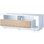 AVラック ELシリーズ 32V～55V型対応テレビ台/ホワイト ハヤミ工産