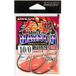 #10/0 NSブラック Worm30M マキサスフックマグナム カツイチ