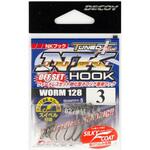 #1 シルキーブラック Worm128 NKフック カツイチ