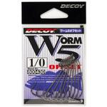 #1/0 NSブラック Worm5 オフセット カツイチ
