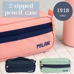 2ジップ 長方形 ペンケース 1918 シリーズ MILAN