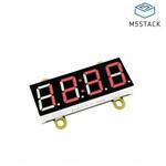 M5STACK-U146 M5Stack用赤色7セグメント4桁デジタルクロックユニット M5Stack