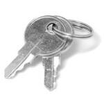 KEY-A4 キャッシュドロア 鍵2個セット EB-A4/EW-A4用 エフケイシステム