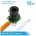 UCTRONICS-B0270 IRカットHQ Camera 6mm CSレンズ付 ラズパイ用 UCTRONICS