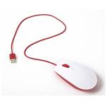 RPI-MOUSE-RW RaspberryPiオフィシャルマウス赤白 Raspberry Pi(ラズベリーパイ)