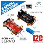 M5STACK-U076-B M5StickC用8チャンネルサーボドライバHat M5Stack