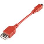 CAB-11604 USB OTG Cable - Female A to Micro A - 4inch SPARKFUN