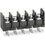 ML-260-S2G3YS-4P 基板用ねじ式端子台 M4セムスねじ 9.5mmピッチ 20A 250V 4極 ライトアングル，サポート端子付き サトーパーツ