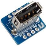 USB Aレセプタクルピッチ変換基板 スイッチサイエンス