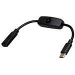 SSCI-065726 スイッチ付き電源用USB Type-Cケーブル スイッチサイエンス