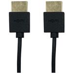 L-HD-S1 HDMIケーブル スリムタイプ、1m Lazos