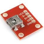 BOB-09966 SparkFun USB Mini-B Breakout SPARKFUN